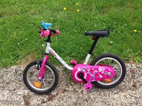 Vélo enfant 3-5 ans avec roues stabilisateurs