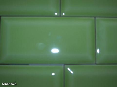 Carrelage Metro couleur vert pistache
