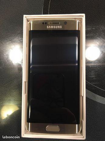 Inutilisé Samxung S6 ehdge gold + chargeur sans fi