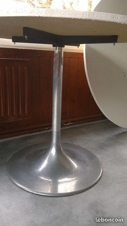 Piètement de table ronde en aluminium