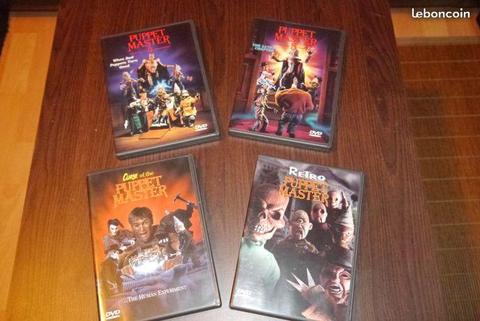 Lot PUPPET MASTER - 4 dvd import US VO zone 1