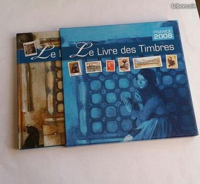 Le Livre des timbres vide avec étui année 2008