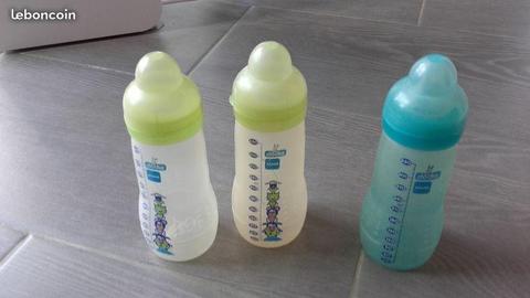 Lot de 3 biberons dodie mam 330 ml