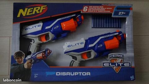 Nerf Elite Disruptor 2 pistolets NEUF