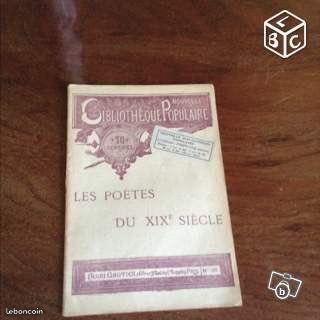 Livre ancien Les poètes du 19ème siècle