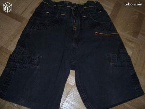 Bermuda jeans marron SERGENT MAJOR 4 ans