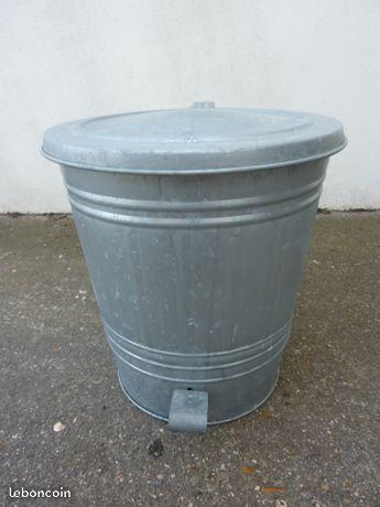 POUBELLE GALVANISEE IKEA 16 litres
