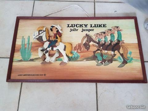 Plv lucky luke en bois