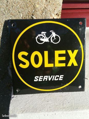 Plaque émaillée SOLEX SERVICE Envoi OFFERT