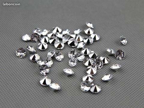 Diamant 1000 strass décoration mariage DIY Ø 8mm