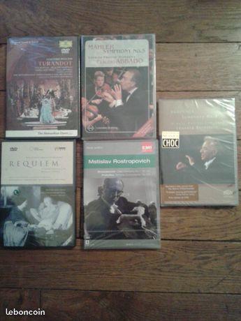 Dvd Operas / Symphonies / Concertos (Neufs)