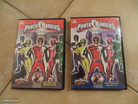Lot de 2 DVD des Power Rangers - sebg78