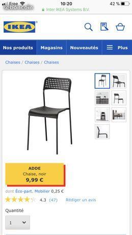 Chaise IKEA