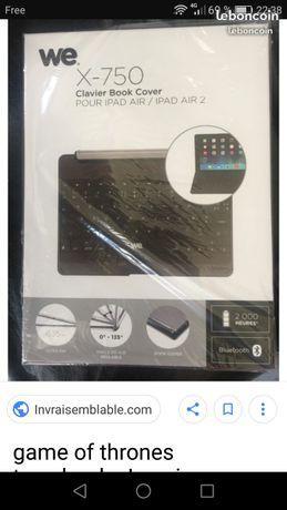 WE X-750 clavier BOOK COVER IPAD AIR 1,2