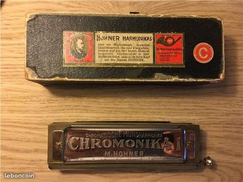 Harmonica ancien HOHNER CHROMONIKA 1