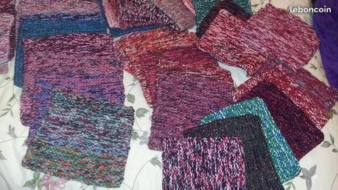lot 120 rectangles patchwork tricot