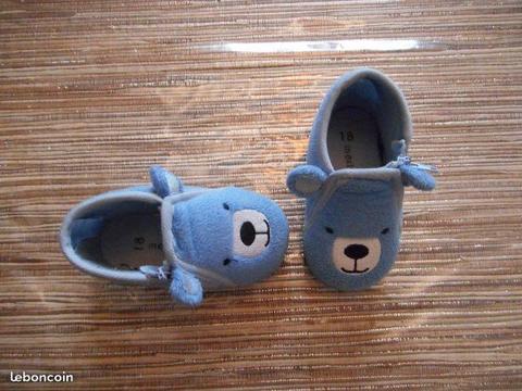 Chaussons oursons pointure