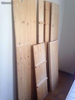 Divers panneaux/planches bois ou armoire