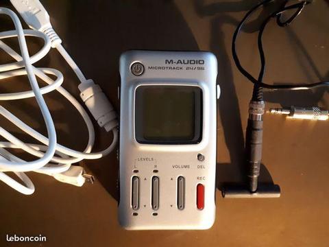 M-Audio Microtrack 24/96 Enregistreur stéréo num