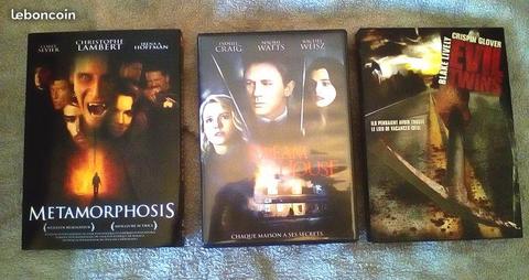 LOT de 3 DVD d'Horreur