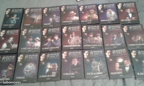 Lot de 21 tv films de la série HERCULE POIROT