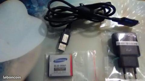 Batterie rechargeable cable chargeur samsung