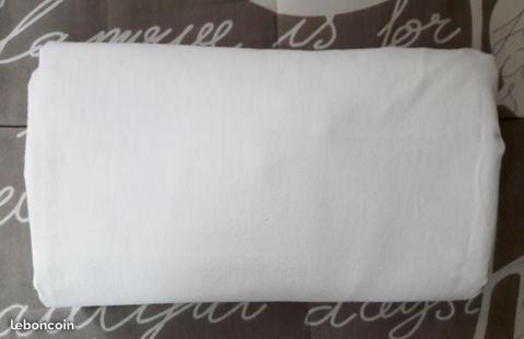 Parure draps de lit (1 place) BLANCS