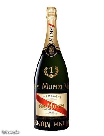 Magnum de champagne MMM 1988