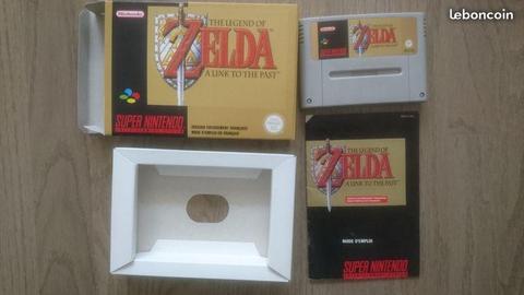 Zelda A link to the past FR en boite SNES - lire