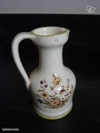 Vase et cache pot en faience 