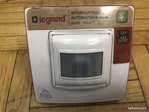 Interrupteur automatque Legrand sans contact neuf