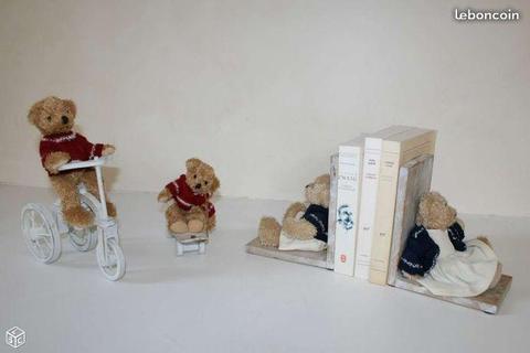 Lot DECO SIA home Fashion Ourson Serres Livres TBE