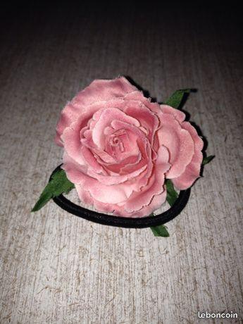 Élastique Fleur rose NEUF