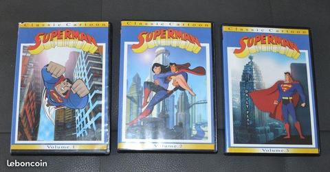 Lot de 3 DVD de superman