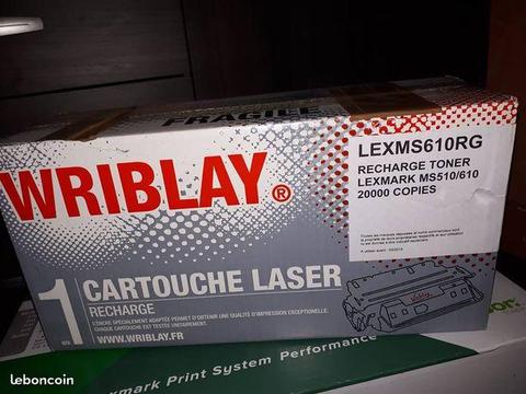 Cartouche laser lexmark MS510 610