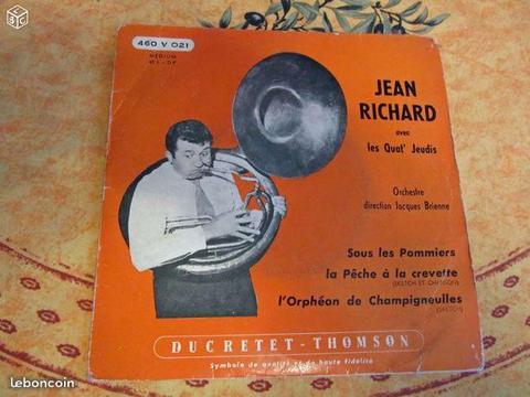 Jean Richard avec les Quat' Jeudis 45 t 460 V 021