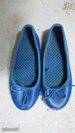 Ballerines bleues fille taille 3
