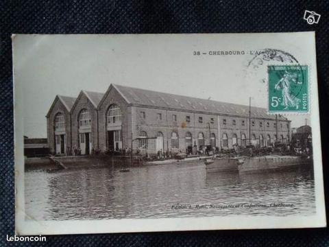 Carte postale de cherbourg (50)