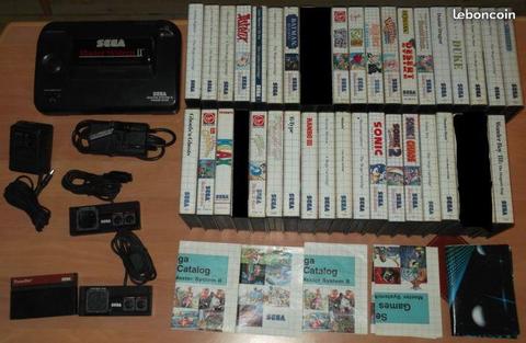 Lot Console et jeux complets/loose Master System 2