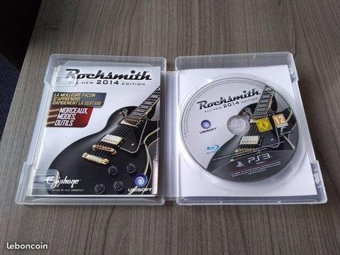 Jeu PS3 Guitare RockSmith All new 2014 Edition
