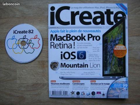 ICreate - n° 82 juillet août 2012 - 1 €