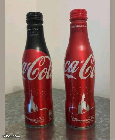 Coca cola 2 bouteilles 25 ème anniversaire disney