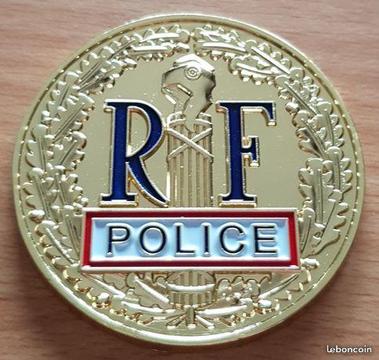 Medaille RF Police dorée (édition limitée)