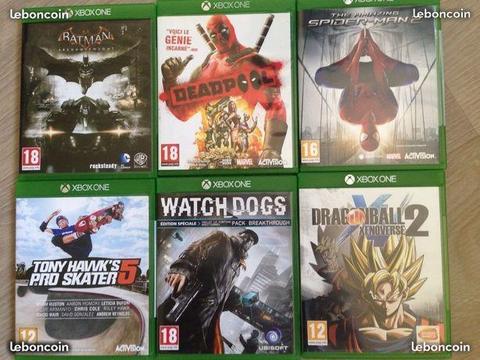 Lot jeux Xbox one