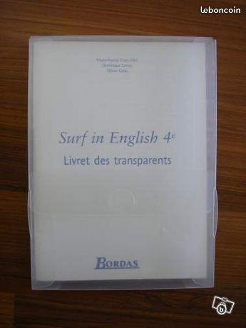 TRANSPARENTS Surf in English 4eme Bordas