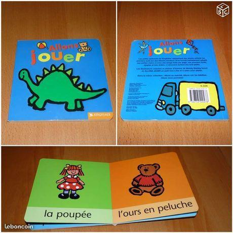 Livre Allons jouer (imagier de jouets)