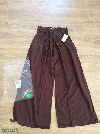 Pantalon ample camaïeu neuf 38