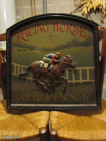 Tableau racing horse