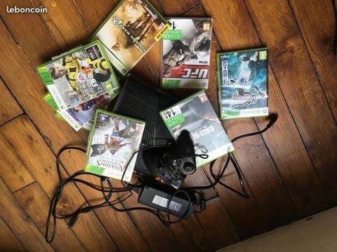 Xbox 360 une manette et jeux