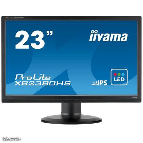 Ecran d'ordinateur IIYama 23 pouces DVI+VGA+HDMI